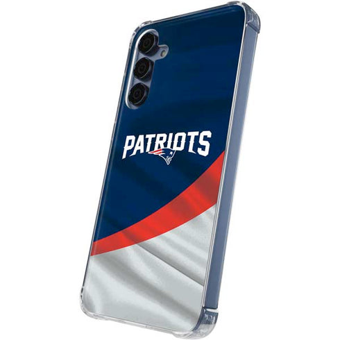 NFL New England Patriots Galaxy A35 5G Clear Case
